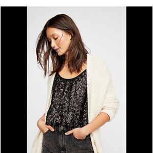 Intimately Free People Black Sequin Bodysuit
Size small